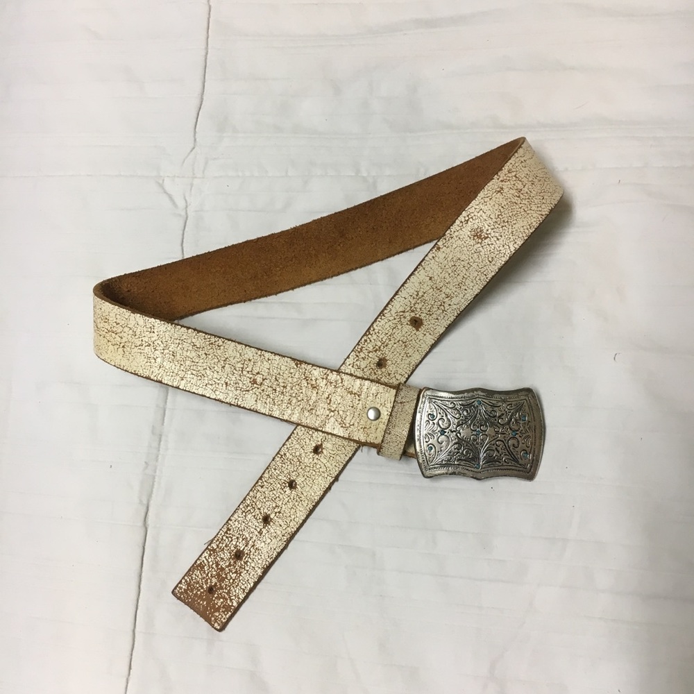Genuine leather belt